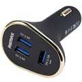Samochodowa Ładowarka Remax Smart 3 x USB - Czarna