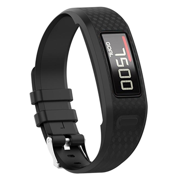 Garmin Vivofit 1/2 Zamienny Pasek Silikonowy ze Zintegrowaną Ramką - Czarne
