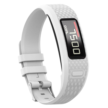 Garmin Vivofit 1/2 Zamienny Pasek Silikonowy ze Zintegrowaną Ramką - Biel