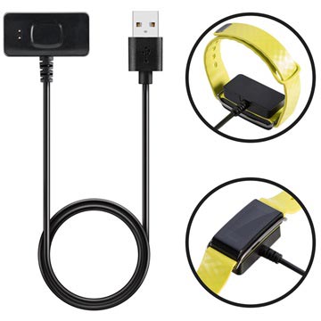Huawei Color Band A2 Zastępczy Kabel USB do Ładowania - Czarny