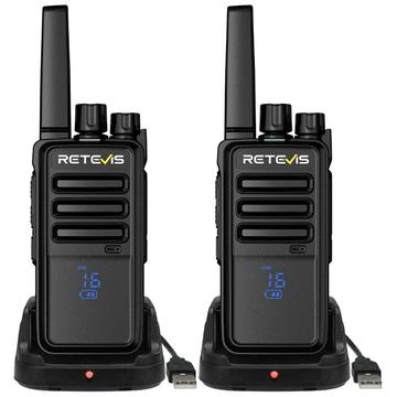 Retevis RT668H Walkie Talkie z ukrytym ekranem - czarny