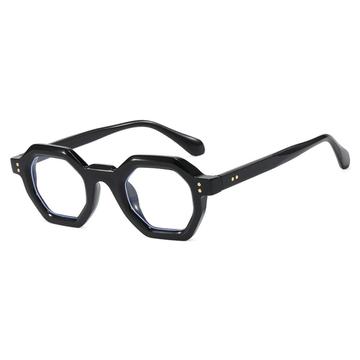 Okulary blokujące niebieskie światło Retro - czarne