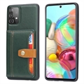 Retro Style Etui z Portfel do Samsung Galaxy A53 5G