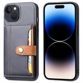 Retro Style Etui z Portfel do iPhone 15 Plus