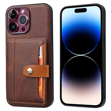 iPhone 15 Pro Max Retro Style Etui z Portfel