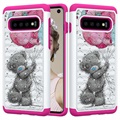 Hybrydowe Etui z Kryształkami Rhinestone Glam do Samsung Galaxy S10