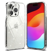 iPhone 15 Pro Etui z TPU Ringke Air Glitter - Transparentny