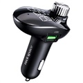 Nadajnik FM Bluetooth / Ładowarka Samochodowa 2xUSB Rock B302 - Czarny