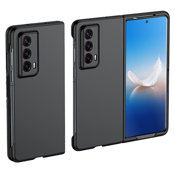 Honor Magic Vs2 Gumowane Etui z Tworzywa - Czarne