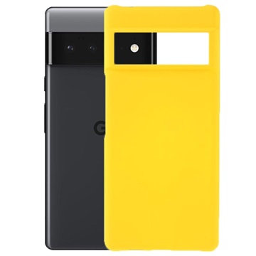 Gumowane Etui z Tworzywa do Google Pixel 6 Pro - Żółty