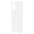 Motorola Moto G22 Gumowane Etui z Tworzywa - Biel