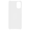 Motorola Moto G22 Gumowane Etui z Tworzywa - Biel