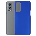 Gumowane Etui z Tworzywa do OnePlus Nord 2 5G - Błękit