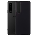 Gumowane Etui z Tworzywa do Sony Xperia 1 III - Czarne