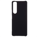 Gumowane Etui z Tworzywa do Sony Xperia 1 III - Czarne