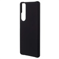 Gumowane Etui z Tworzywa do Sony Xperia 1 III - Czarne