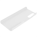 Gumowane Etui z Tworzywa do Sony Xperia 10 IV - Biel