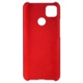 Gumowane Etui z Tworzywa do Xiaomi Redmi 9C, Redmi 9C NFC - Czerwień