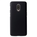 Gumowane Etui z Tworzywa do OnePlus 6T - Czarne