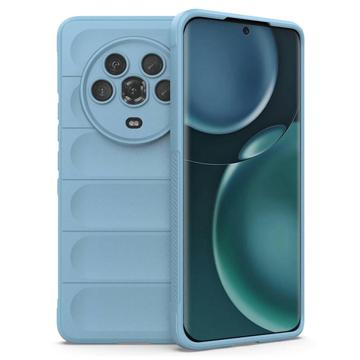 Honor Magic4 Etui Rugged Seria z TPU - Lazurowy