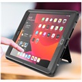 iPad 10.2 2019/2020/2021 Rugged Seria Hybrydowe Etui z Podpórką - Czerń