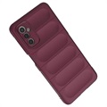 Samsung Galaxy M52 5G Etui Rugged Seria z TPU - Czerwone Wino