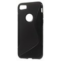 iPhone 7 / iPhone 8 - Pokrowiec TPU S-Curve - Czarny