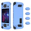 SD001 Silikonowe etui na konsolę do gier Steam Deck Ergonomic Grip Protective Case Anti-Slip Cover - Luminous Blue