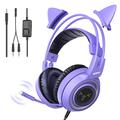 Słuchawki SOMIC G951S E-Sports Gaming Headphone 3.5 mm przewodowe słuchawki nauszne - fioletowe