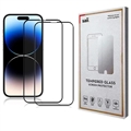 Szkło Hartowane Saii 3D Premium do iPhone 15 Pro Max - 2 Szt.