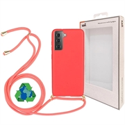 Samsung Galaxy S21 5G Etui Linia Eko Saii z Paskiem