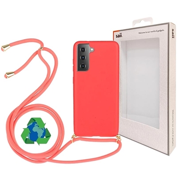 Samsung Galaxy S21 5G Etui Linia Eko Saii z Paskiem