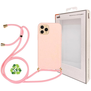 Saii Linia Eko Biodegradowalny Etui z Paskiem do iPhone 11 Pro