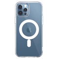 Hybrydowe Etui Saii Seria Magnetyczna do iPhone 13 Pro Max - Przezroczyste