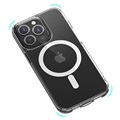Hybrydowe Etui Saii Seria Magnetyczna do iPhone 13 Pro Max - Przezroczyste