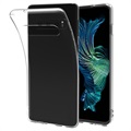 Przeciwpoślizgowy Pokrowiec z TPU Saii Premium Samsung Galaxy S10 - Przezroczysty