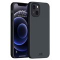 iPhone 13 Etui Saii Premium z Ciekłego Silikonu - Czarne