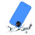 iPhone 13 Etui Saii Premium z Ciekłego Silikonu - Błękit