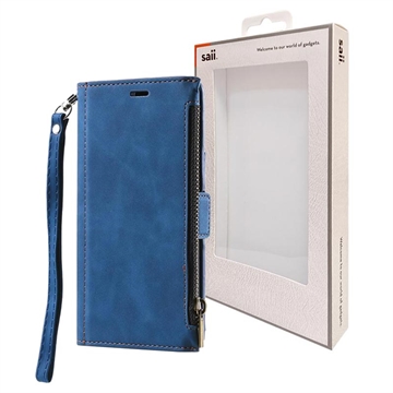 Etui z Portfelem Saii Zipper - iPhone 15 Plus
