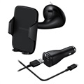 Samsung Uchwyt Samochodowy EE-V200 & Szybka Ładowarka Samochodowa EP-LN915 (z Kablem USB-C)