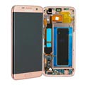 Samsung Galaxy S7 Edge - Panel Przedni i Wyświetlacz LCD GH97-18533E - Róż