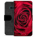 Etui Portfel Premium - Samsung Galaxy S10e - Róża