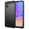 Szczotkowane Etui z TPU do Samsung Galaxy A05 - Włókno Węglowe