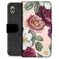 Etui Portfel Premium - Samsung Galaxy A10 - Romantyczne Kwiaty