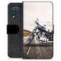 Etui Portfel Premium - Samsung Galaxy A12 - Motocykl