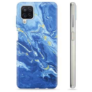 Etui TPU - Samsung Galaxy A12 - Kolorowy Marmur