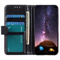 Etui z Portfelem do Samsung Galaxy A12 z Magnetycznym Zamknięciem - Czarne