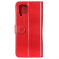 Etui z Portfelem do Samsung Galaxy A12 z Magnetycznym Zamknięciem - Czerwień
