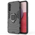 Samsung Galaxy A14/A14 5G Hybrydowe Etui z Uchwytem Ring - Czarne