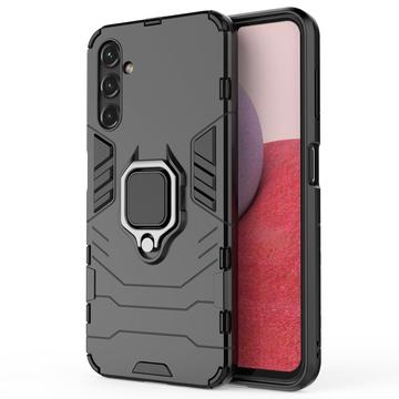 Samsung Galaxy A14/A14 5G Hybrydowe Etui z Uchwytem Ring - Czarne